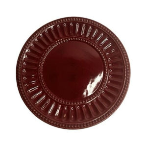 Homestead By At Home America Six Red Dinner Plates 10” GREAT CONDITION!